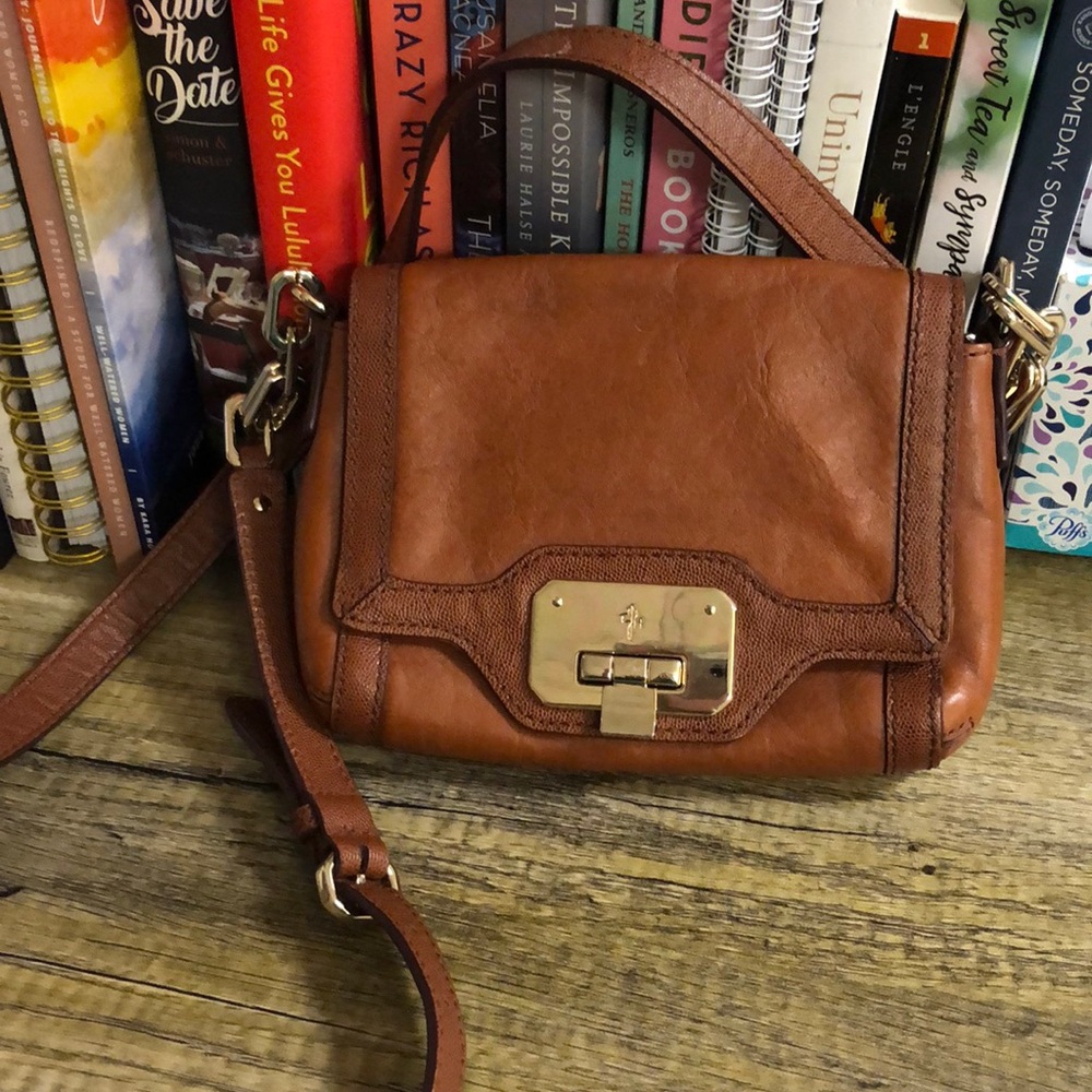 ✨SUPER PRETTY brown leather Cole Haan crossbody ✨